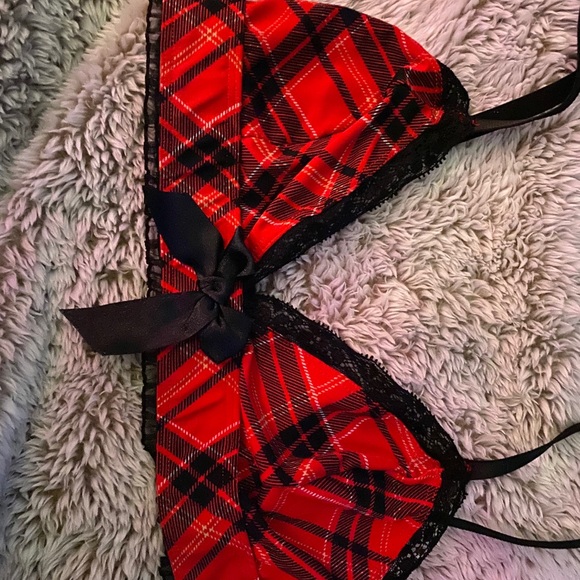 Plaid lace Lingerie - Picture 1 of 4